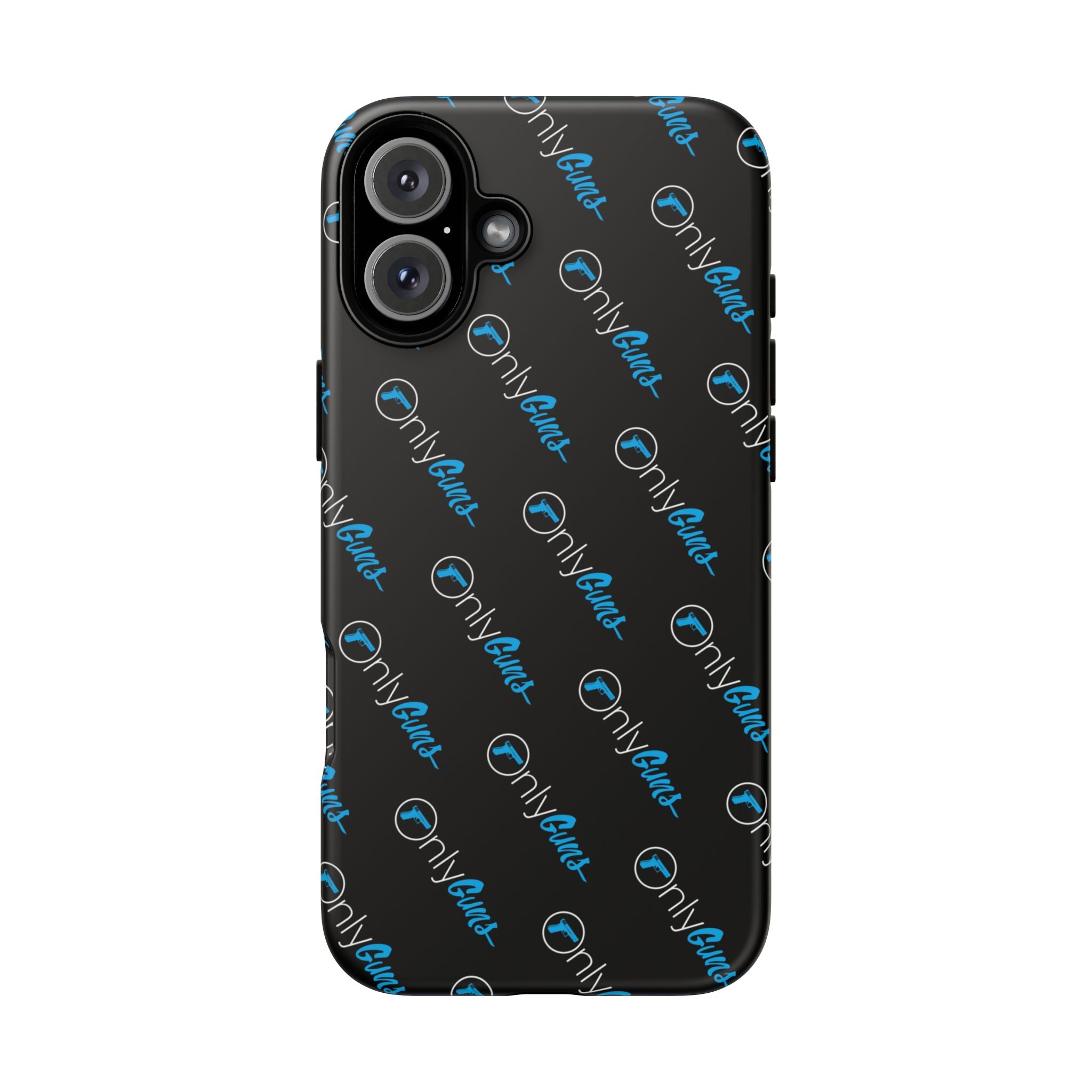 Only Guns Black Protective Phone Case